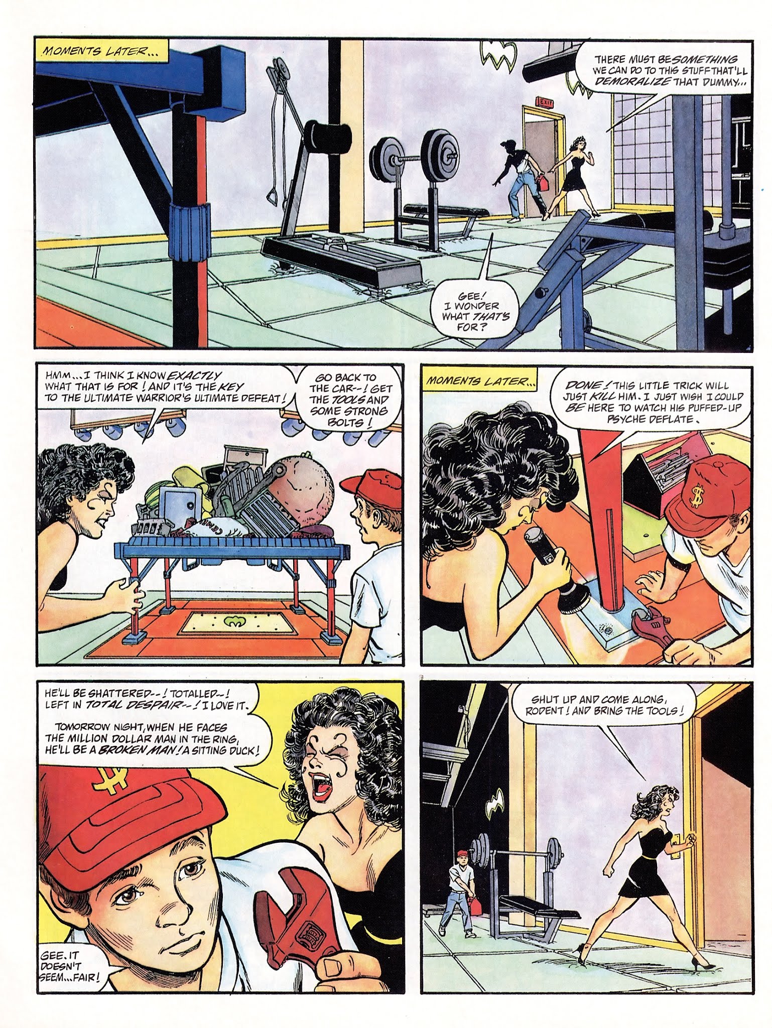 Read online WWF Battlemania comic -  Issue #2 - 19