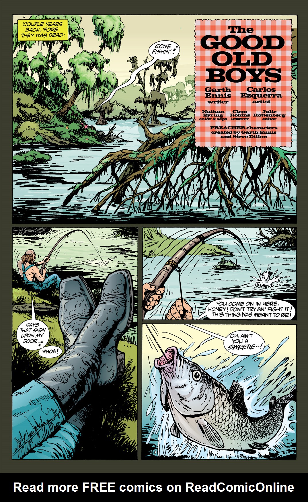 Read online Preacher Special: The Good Old Boys comic -  Issue # Full - 2