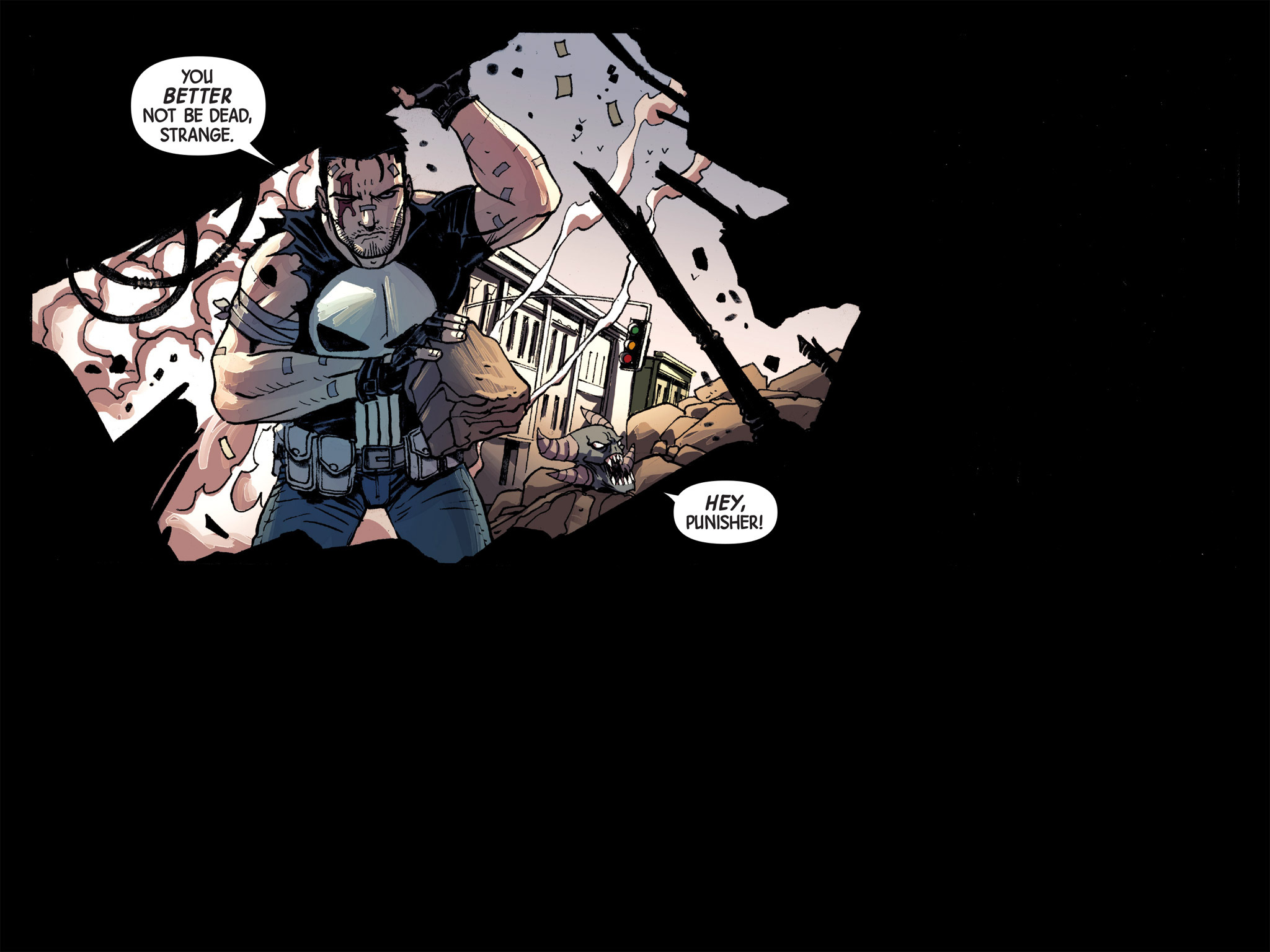 Read online Doctor Strange/Punisher: Magic Bullets Infinite Comic comic -  Issue #7 - 17