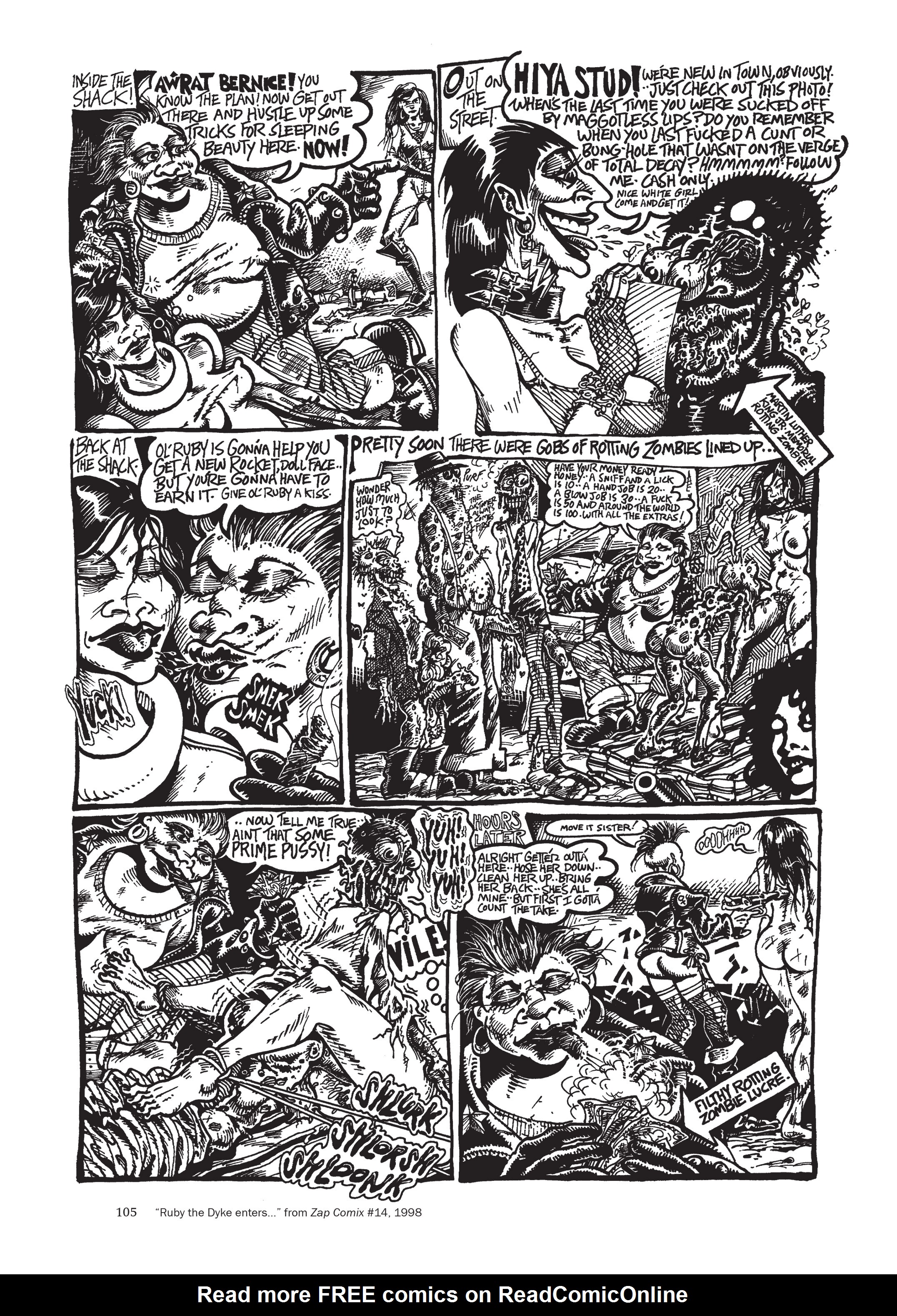 Read online The Mythology of S. Clay Wilson comic -  Issue # Belgian Lace from Hell (Part 2) - 8
