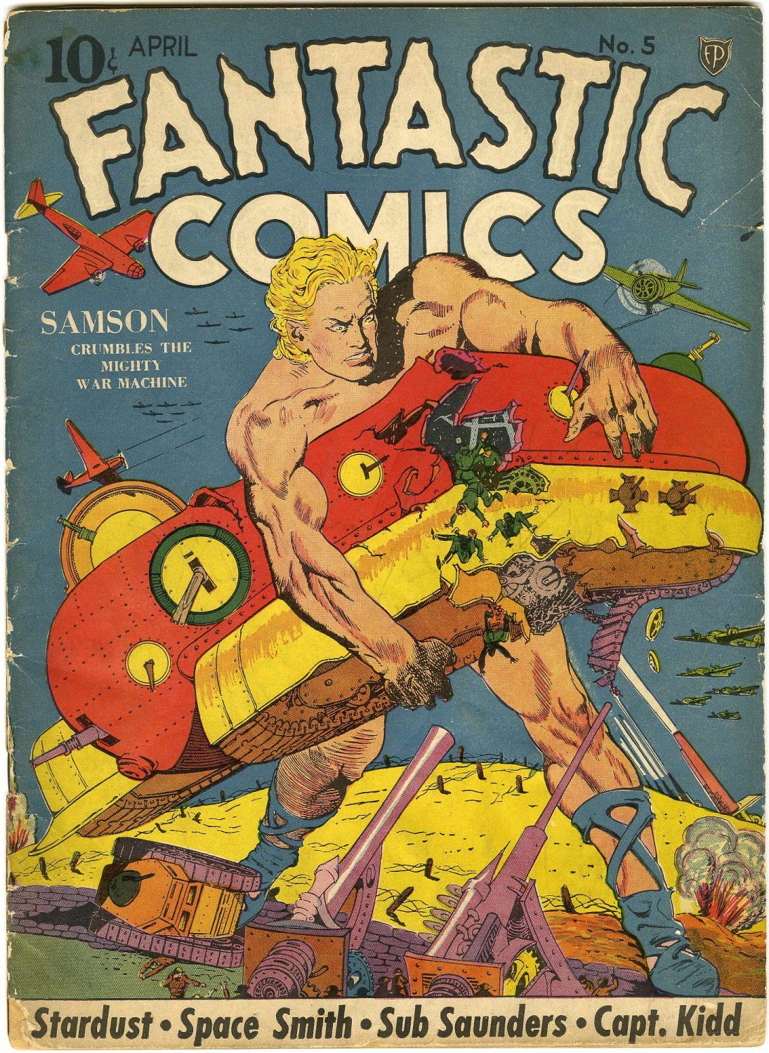 Read online Fantastic Comics comic -  Issue #5 - 1