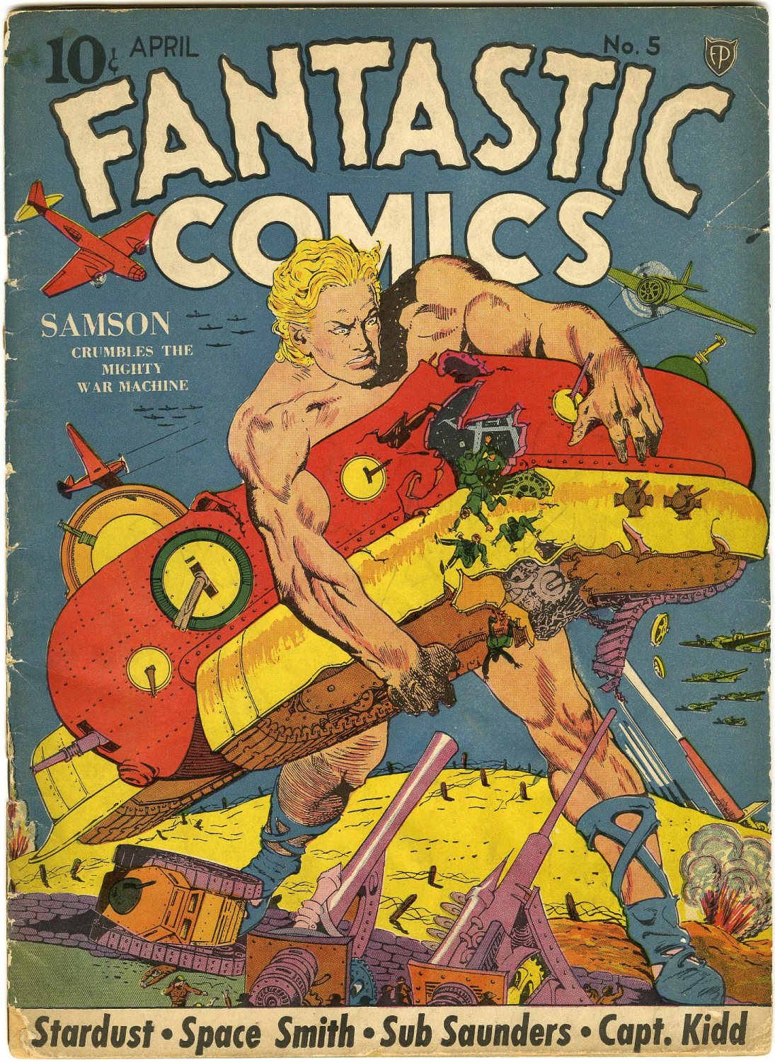Read online Fantastic Comics comic -  Issue #5 - 1