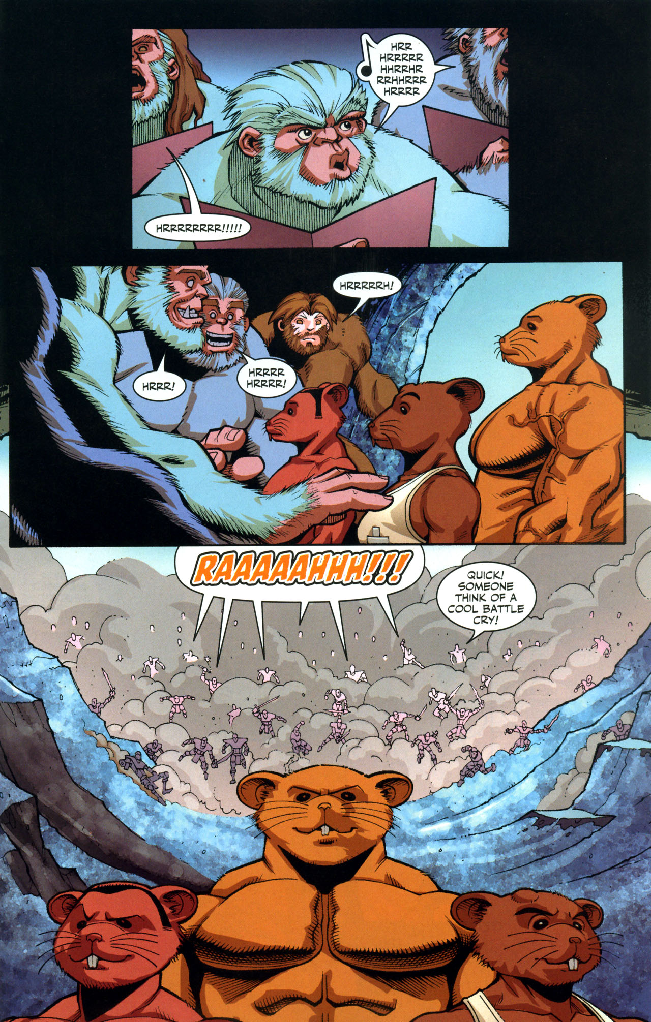 Read online Adolescent Radioactive Black Belt Hamsters (2008) comic -  Issue #3 - 21