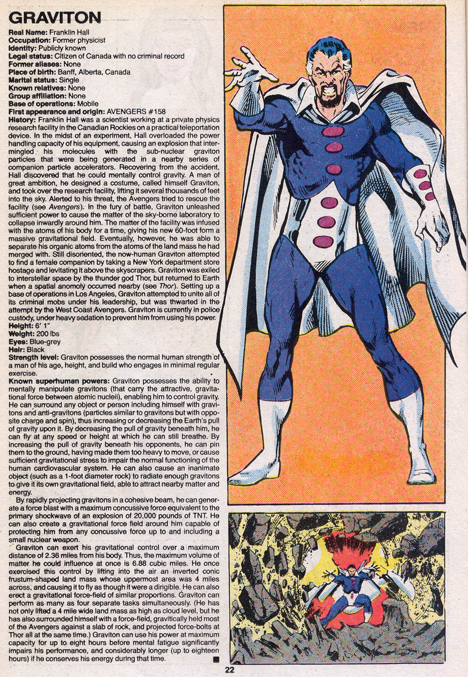 Read online The Official Handbook of the Marvel Universe Deluxe Edition comic -  Issue #5 - 24
