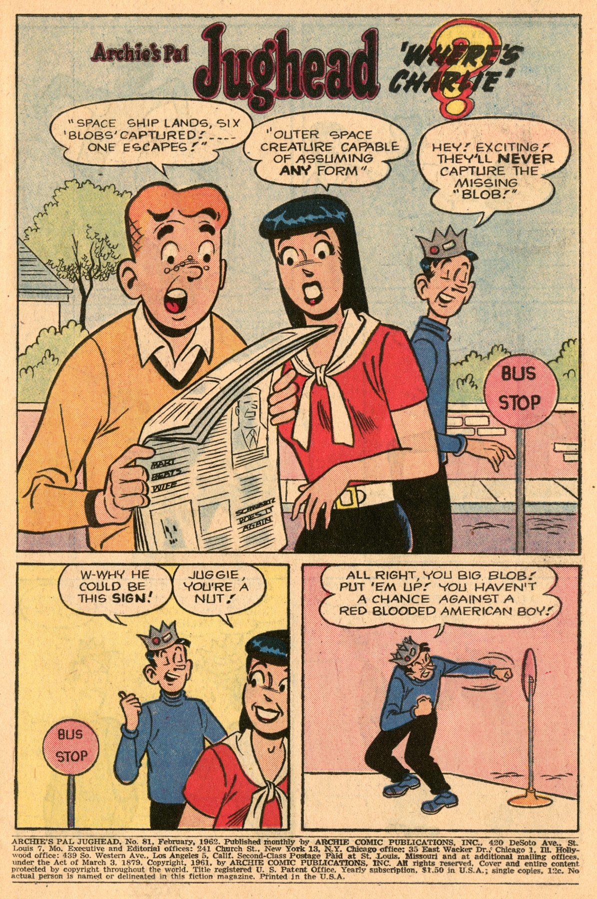 Read online Archie's Pal Jughead comic -  Issue #81 - 3
