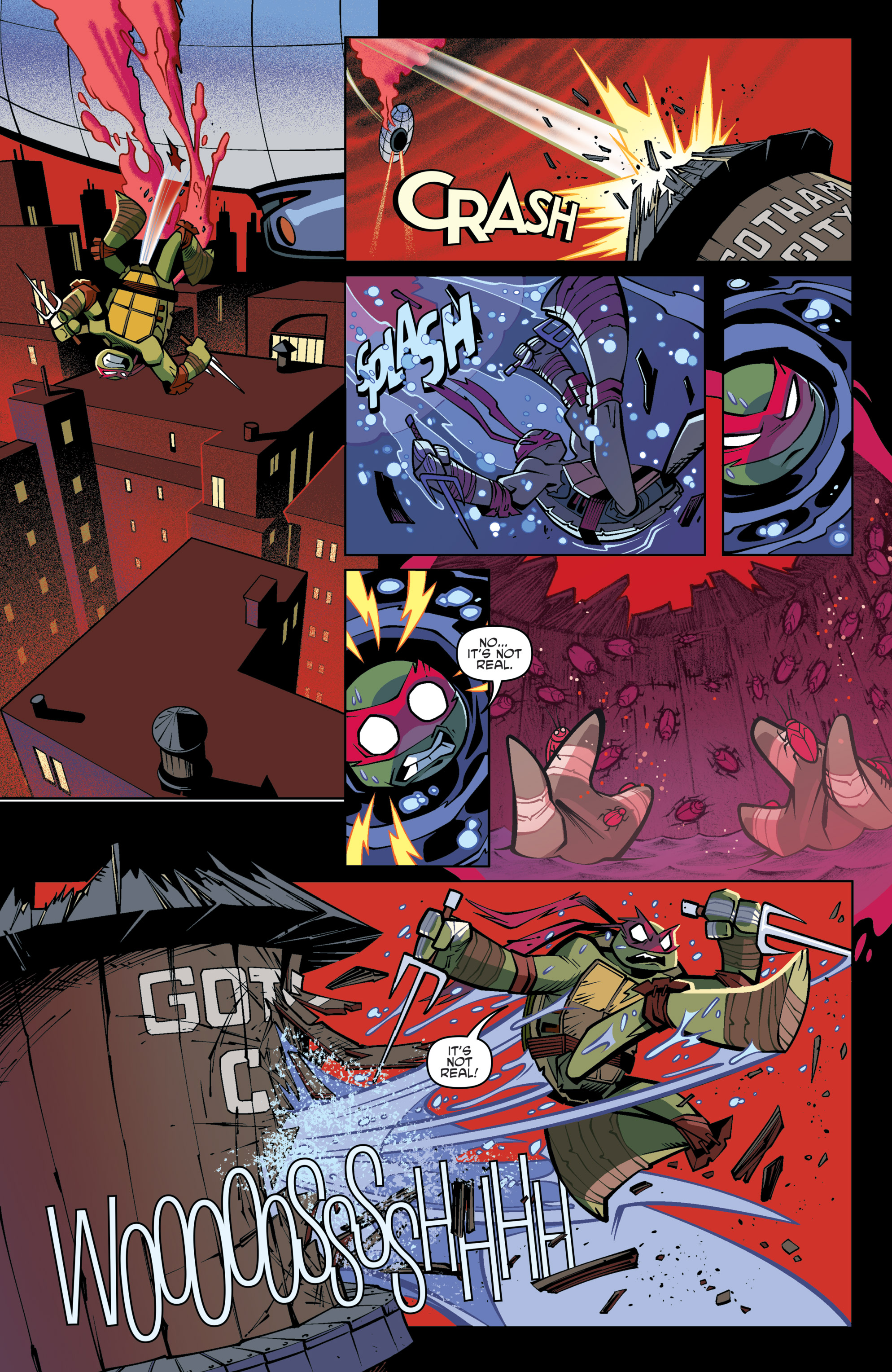 Read online Batman/Teenage Mutant Ninja Turtles Adventure comic -  Issue #6 - 18