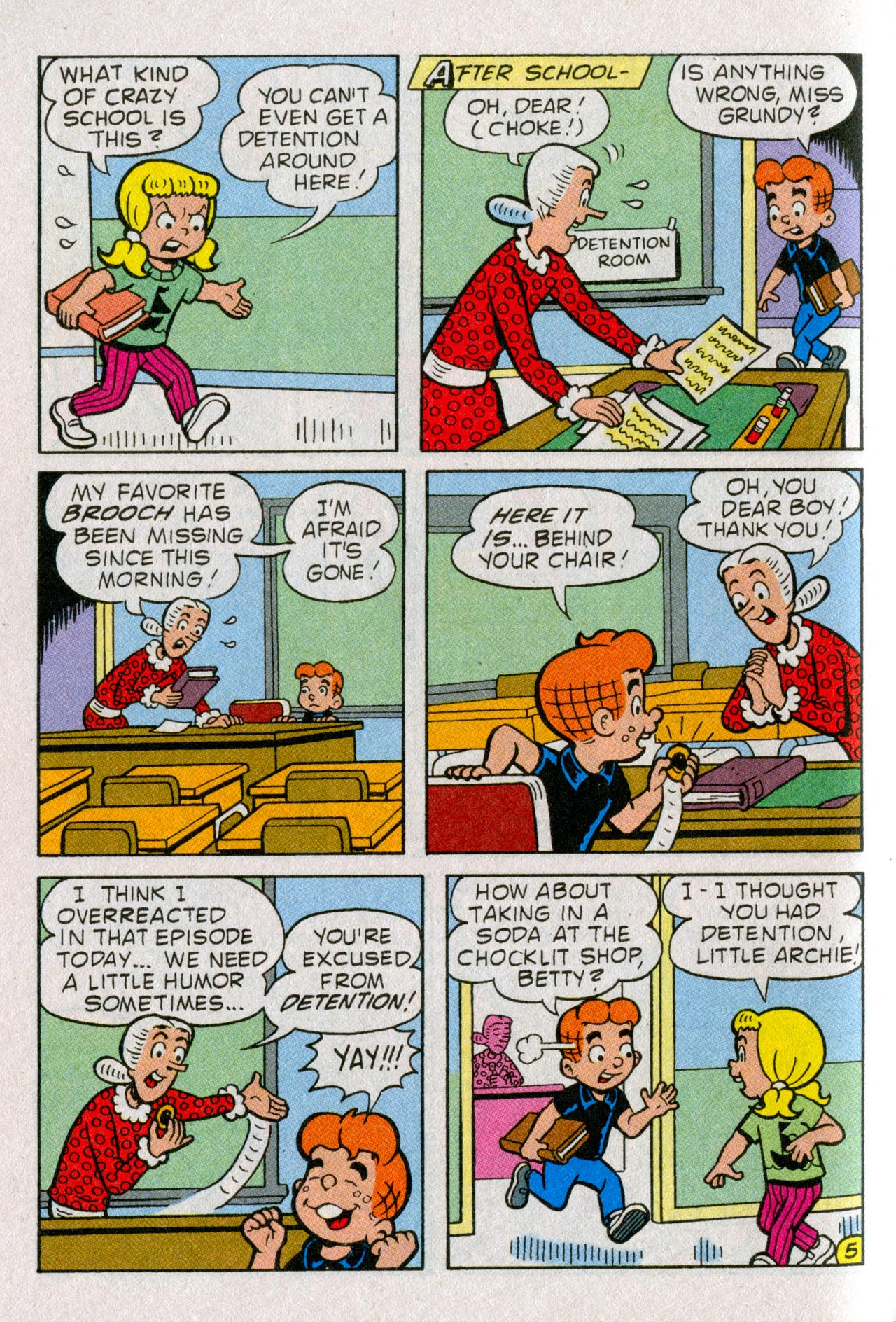Read online Betty and Veronica Double Digest comic -  Issue #242 - 234