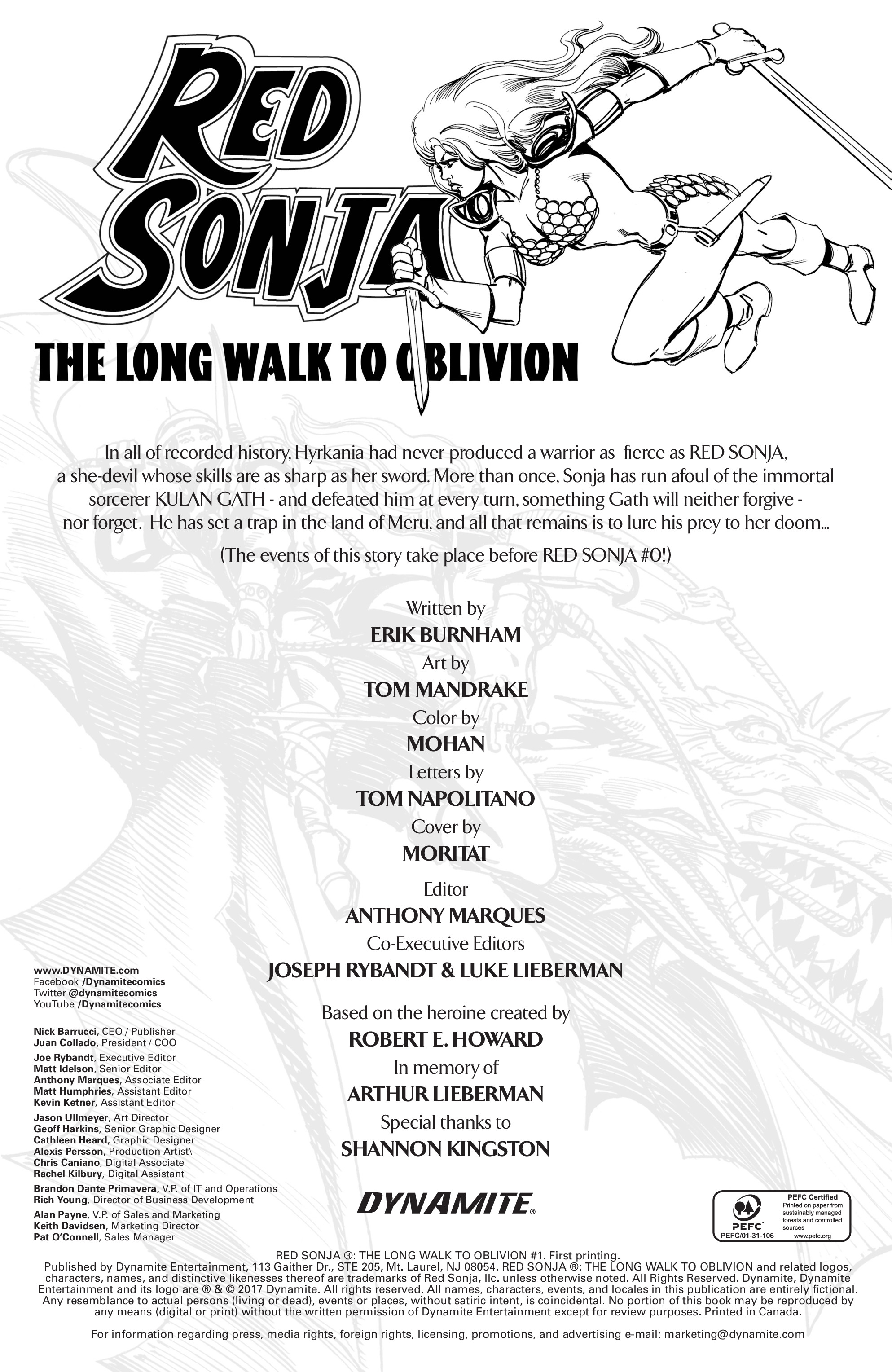 Read online Red Sonja: The Long Walk To Oblivion comic -  Issue # Full - 2