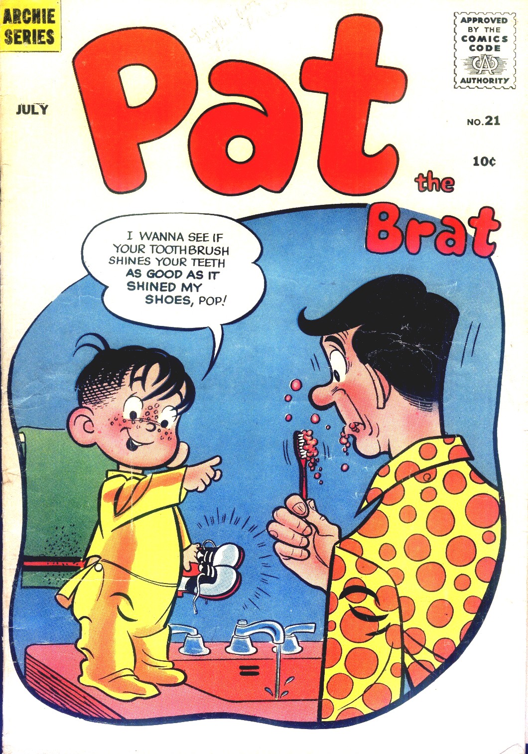 Read online Pat the Brat comic -  Issue #21 - 1