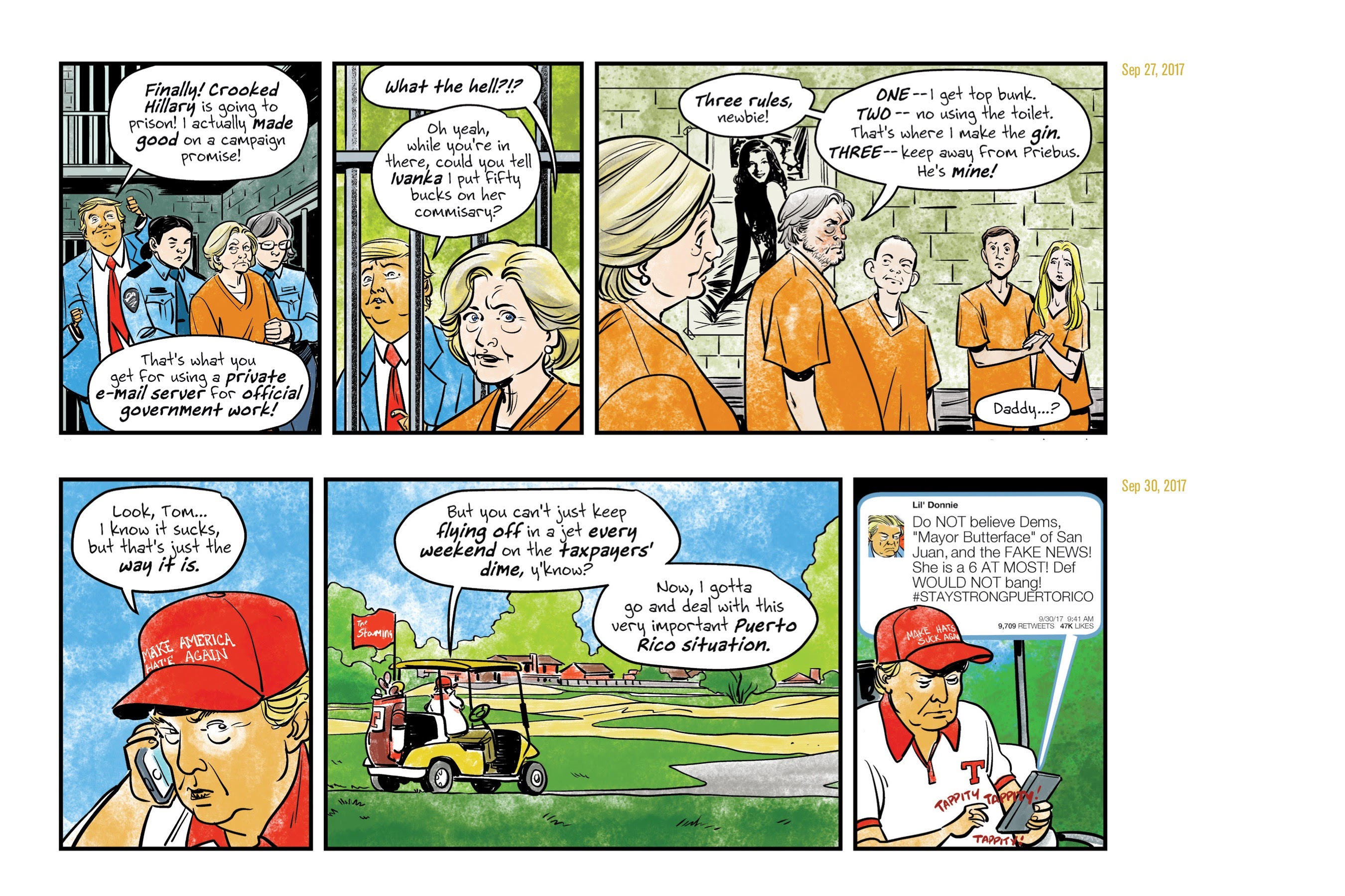 Read online Lil' Donnie: Executive Privilege comic -  Issue # TPB - 53