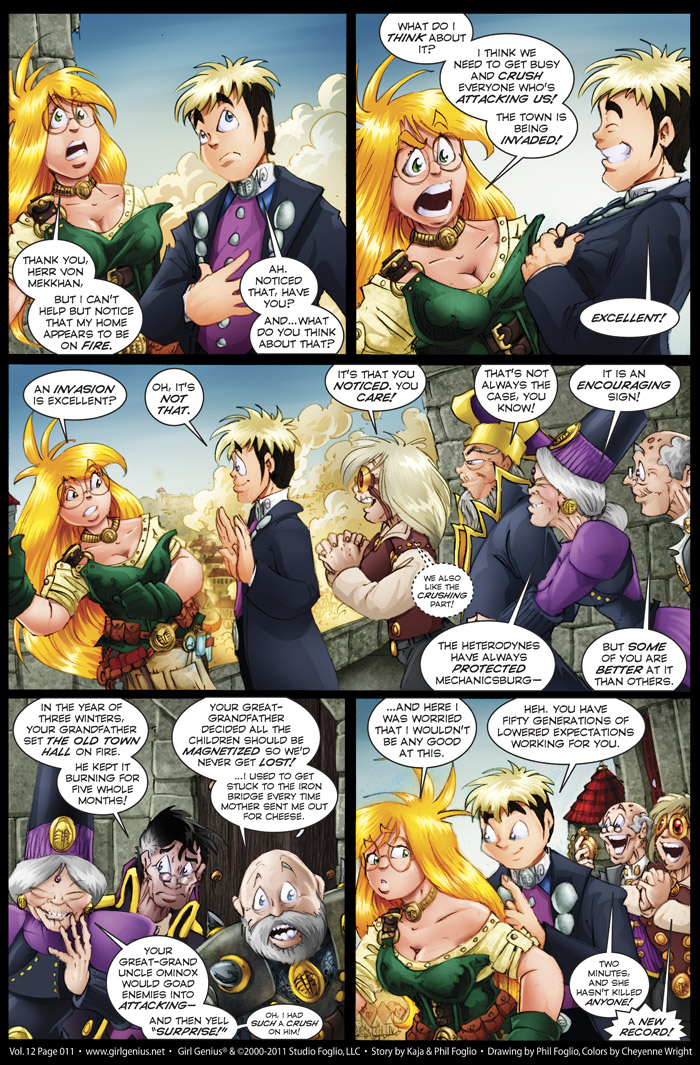 Read online Girl Genius (2002) comic -  Issue #12 - 12