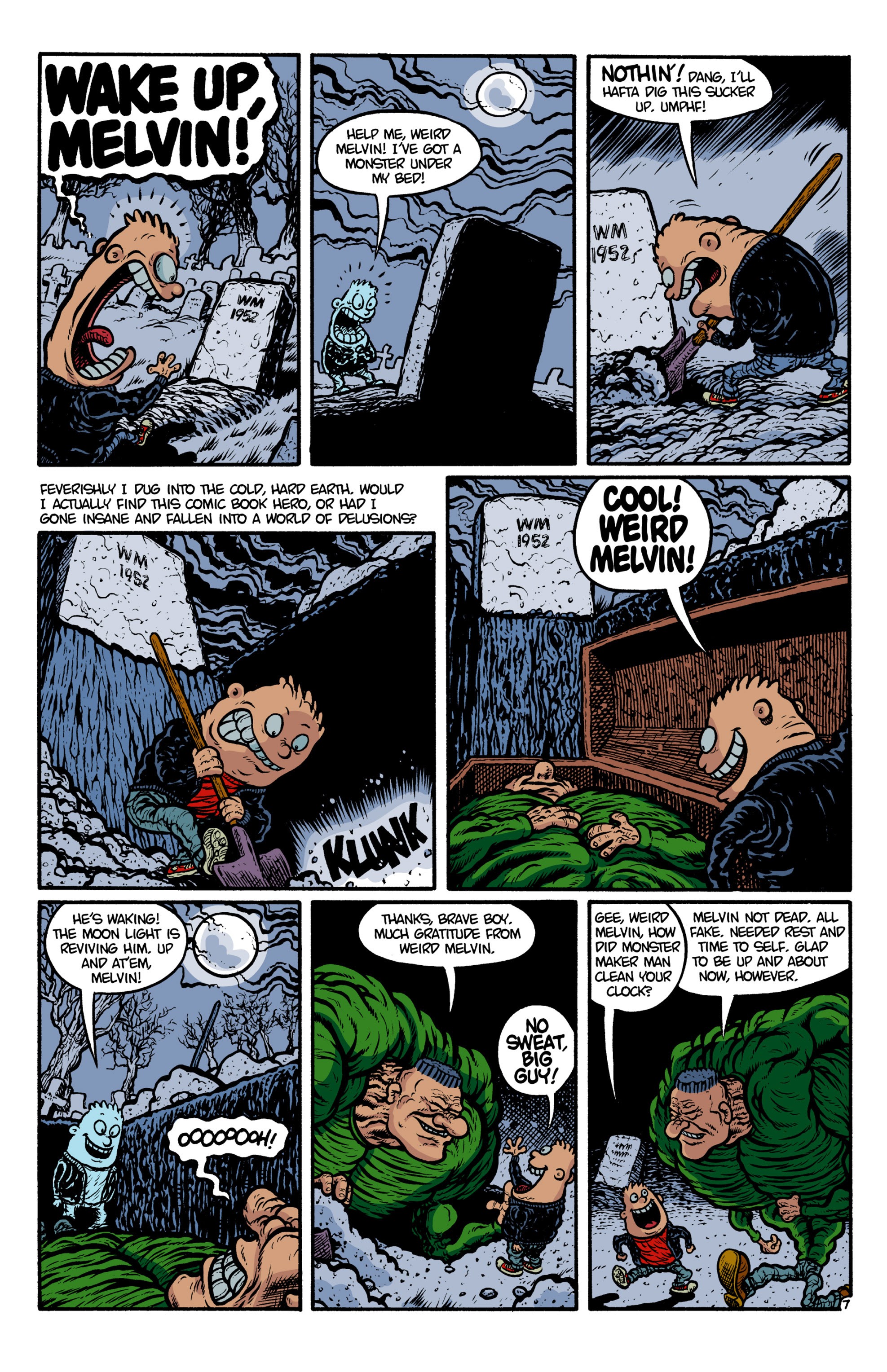 Read online Weird Melvin comic -  Issue #5 - 11