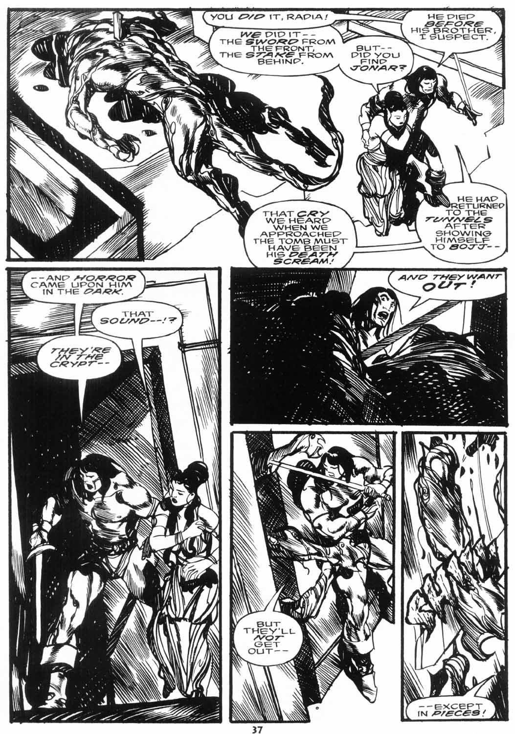 Read online The Savage Sword Of Conan comic -  Issue #224 - 39