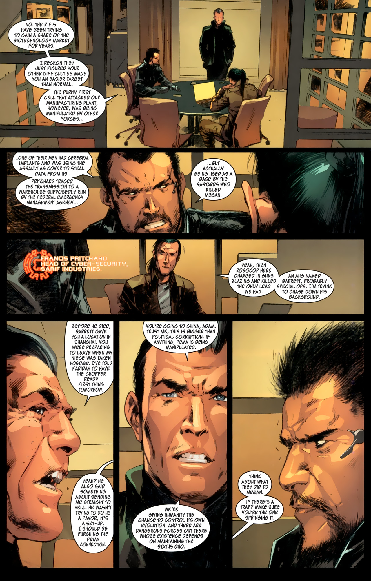 Read online Deus Ex comic -  Issue #1 - 18