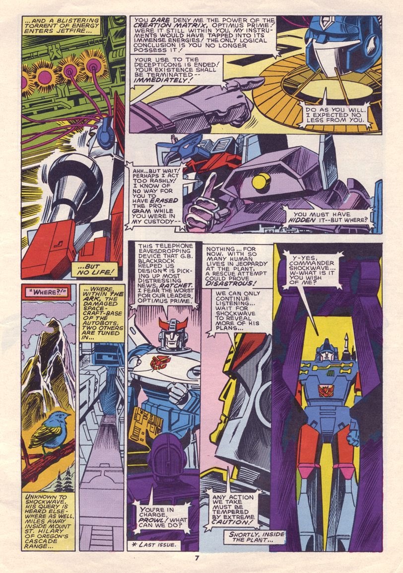 Read online The Transformers (UK) comic -  Issue #37 - 6