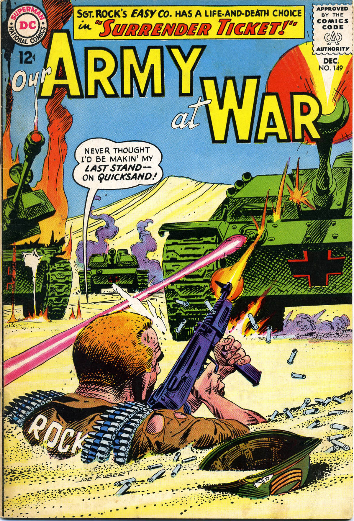 Read online Our Army at War (1952) comic -  Issue #149 - 1