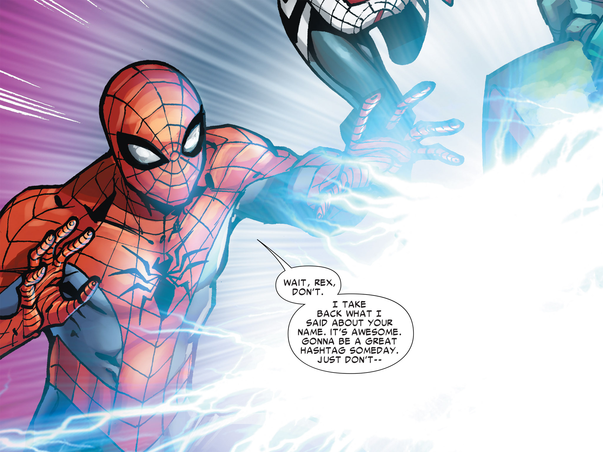 Read online The Amazing Spider-Man & Silk: The Spider(fly) Effect (Infinite Comics) comic -  Issue #1 - 37