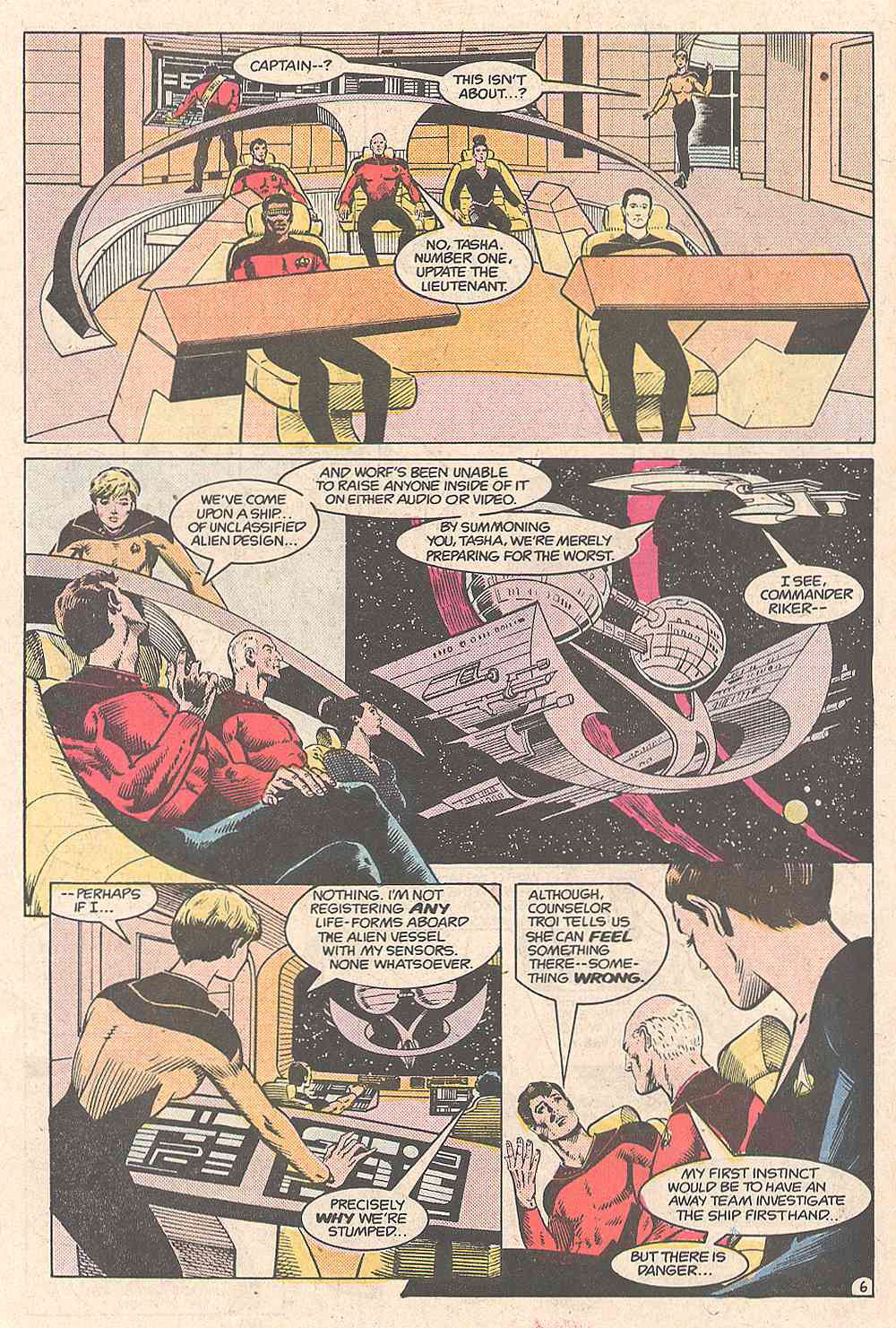 Read online Star Trek: The Next Generation (1988) comic -  Issue #3 - 7
