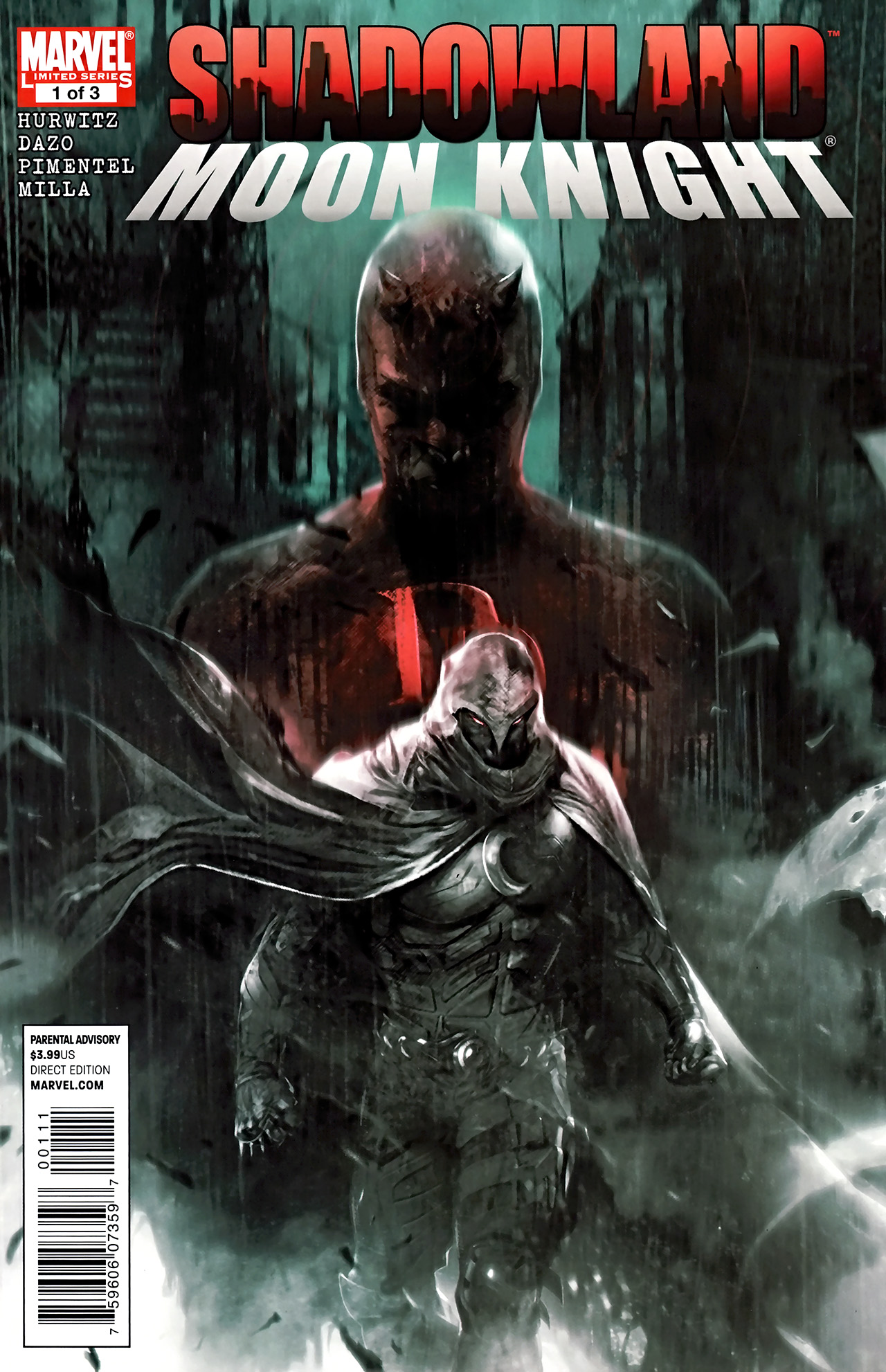 Read online Shadowland: Moon Knight comic -  Issue #1 - 1