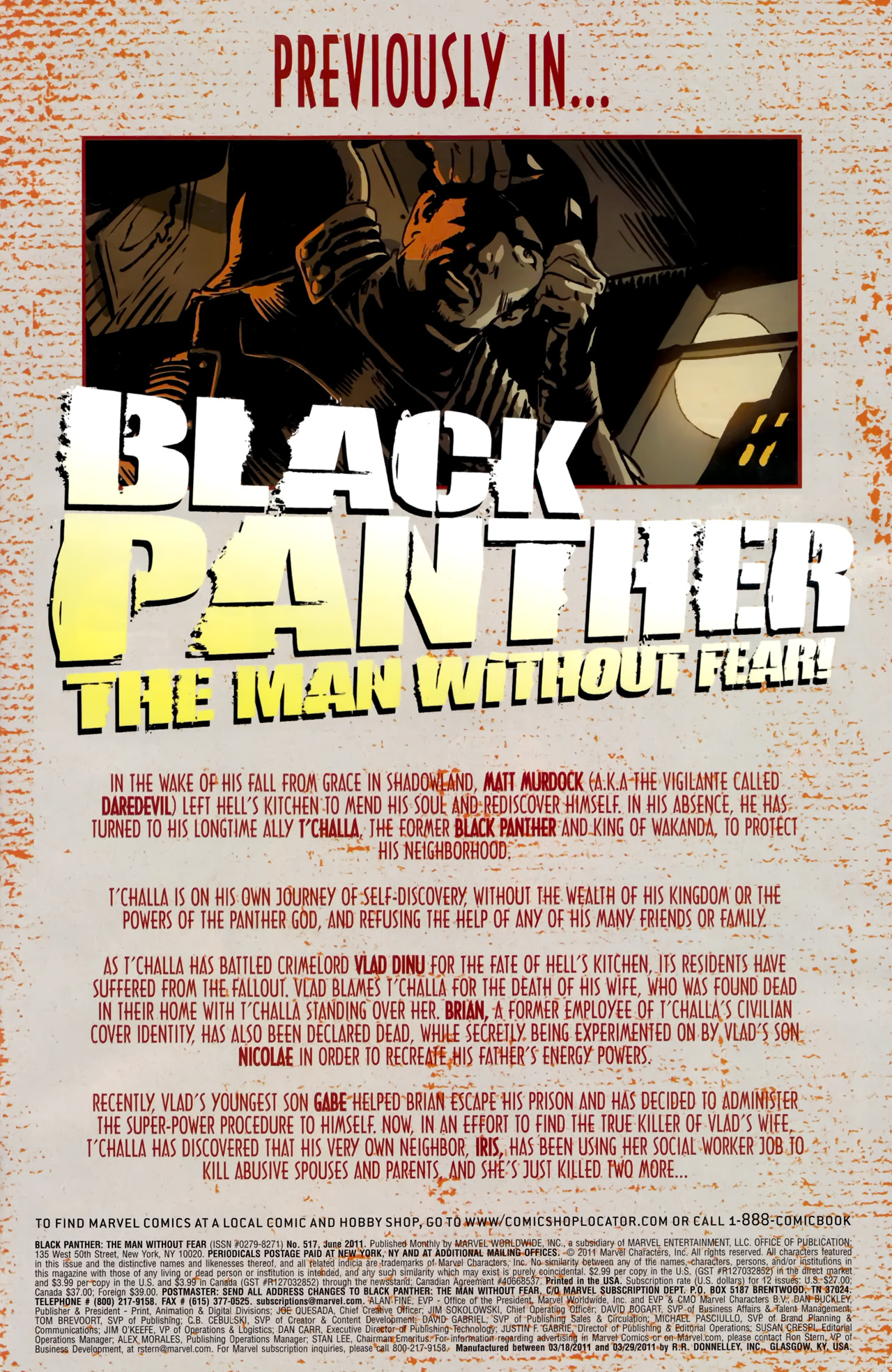 Read online Black Panther: The Man Without Fear comic -  Issue #517 - 3
