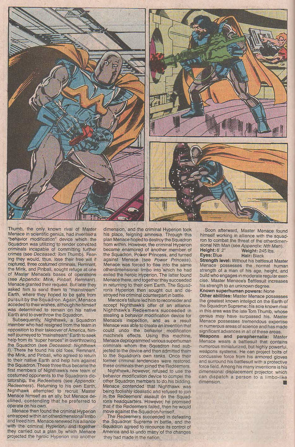 Read online The Official Handbook of the Marvel Universe: Update '89 comic -  Issue #5 - 6