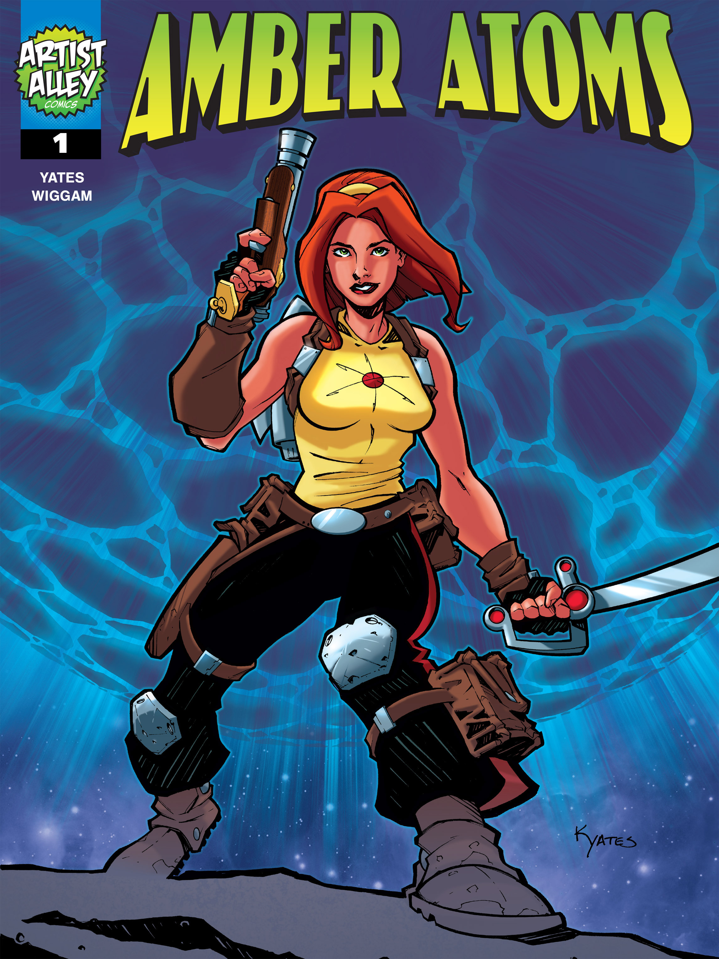 Read online Amber Atoms comic -  Issue #1 - 1