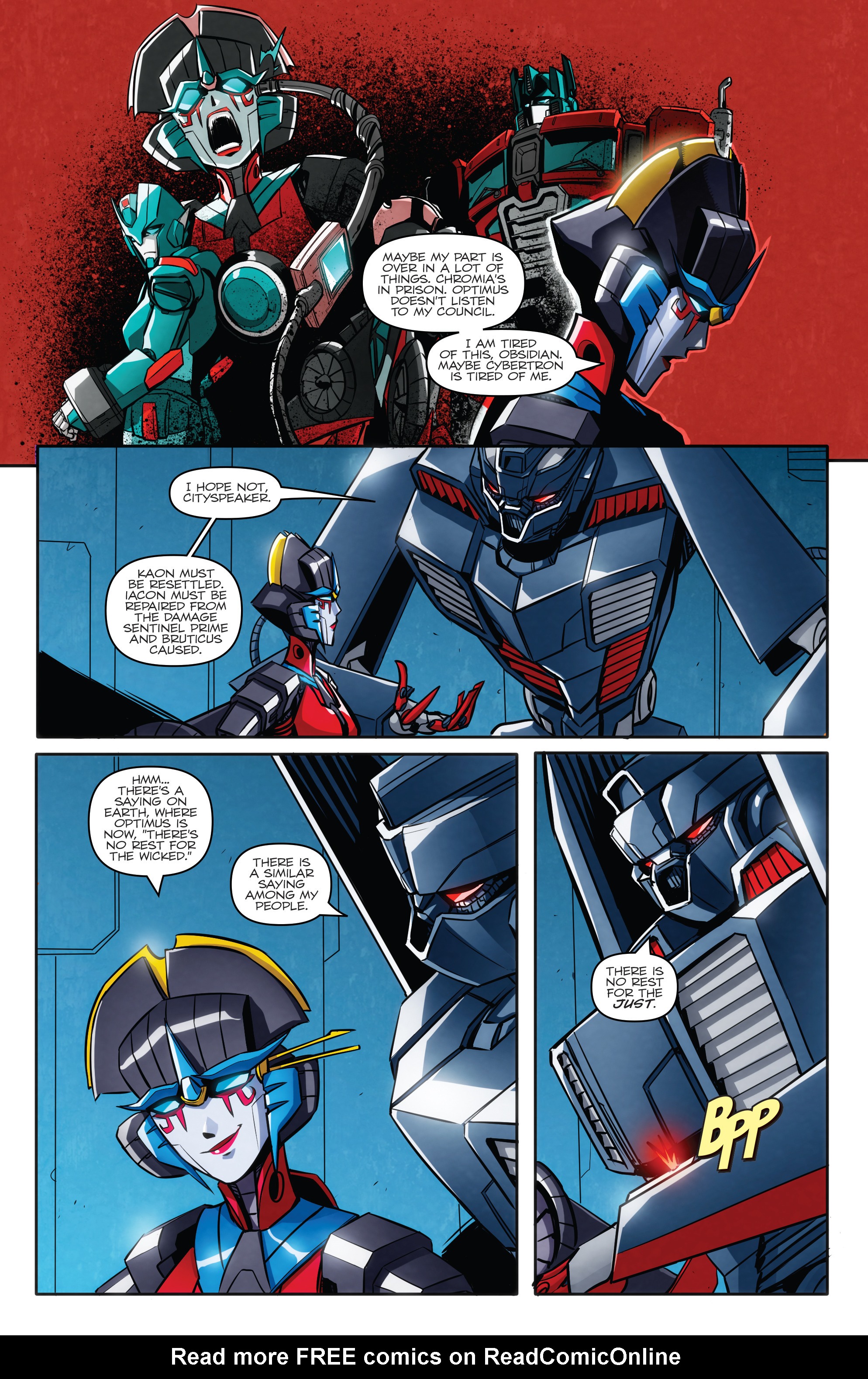 Read online Transformers: Till All Are One comic -  Issue #5 - 6