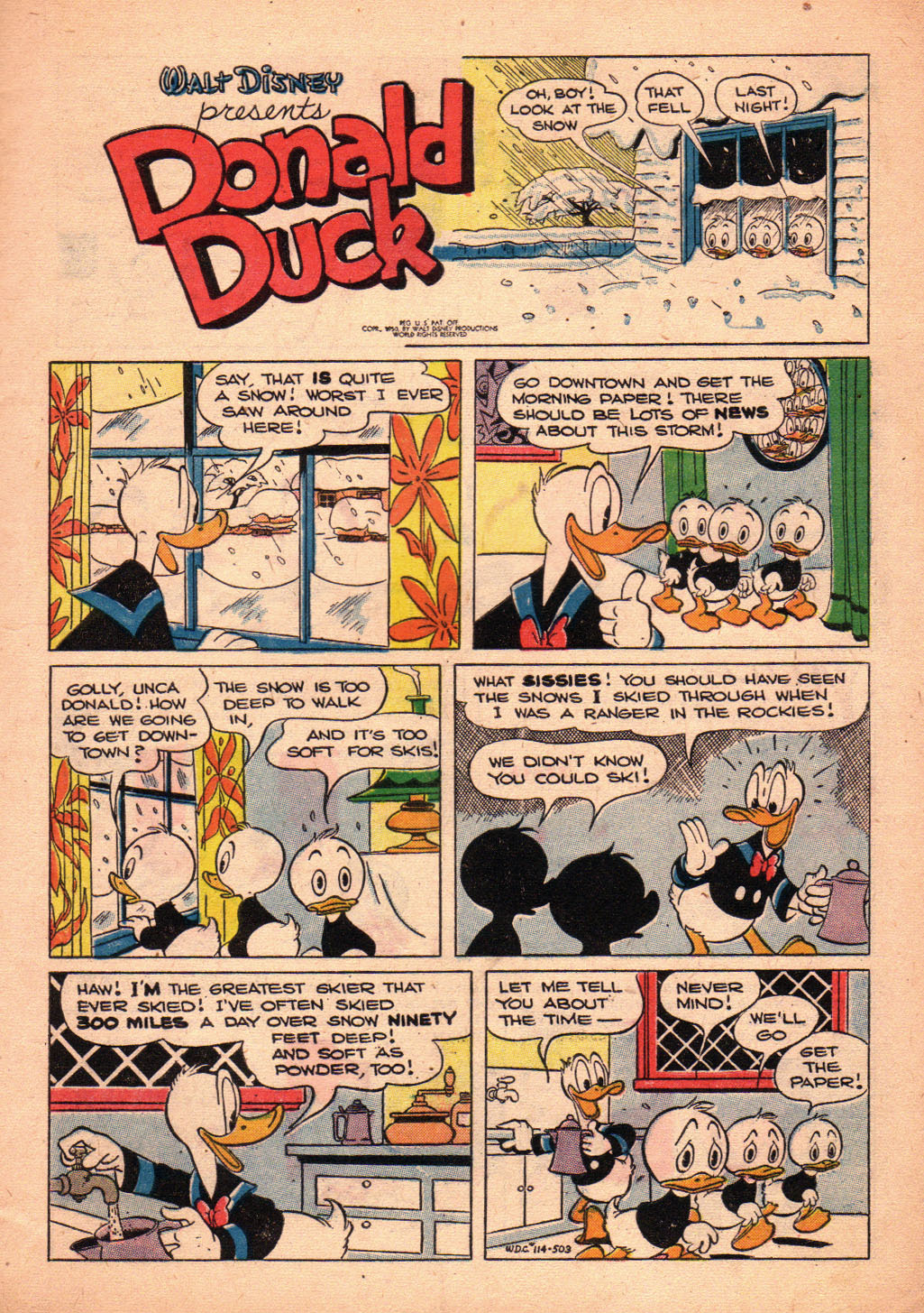 Read online Walt Disney's Comics and Stories comic -  Issue #114 - 3