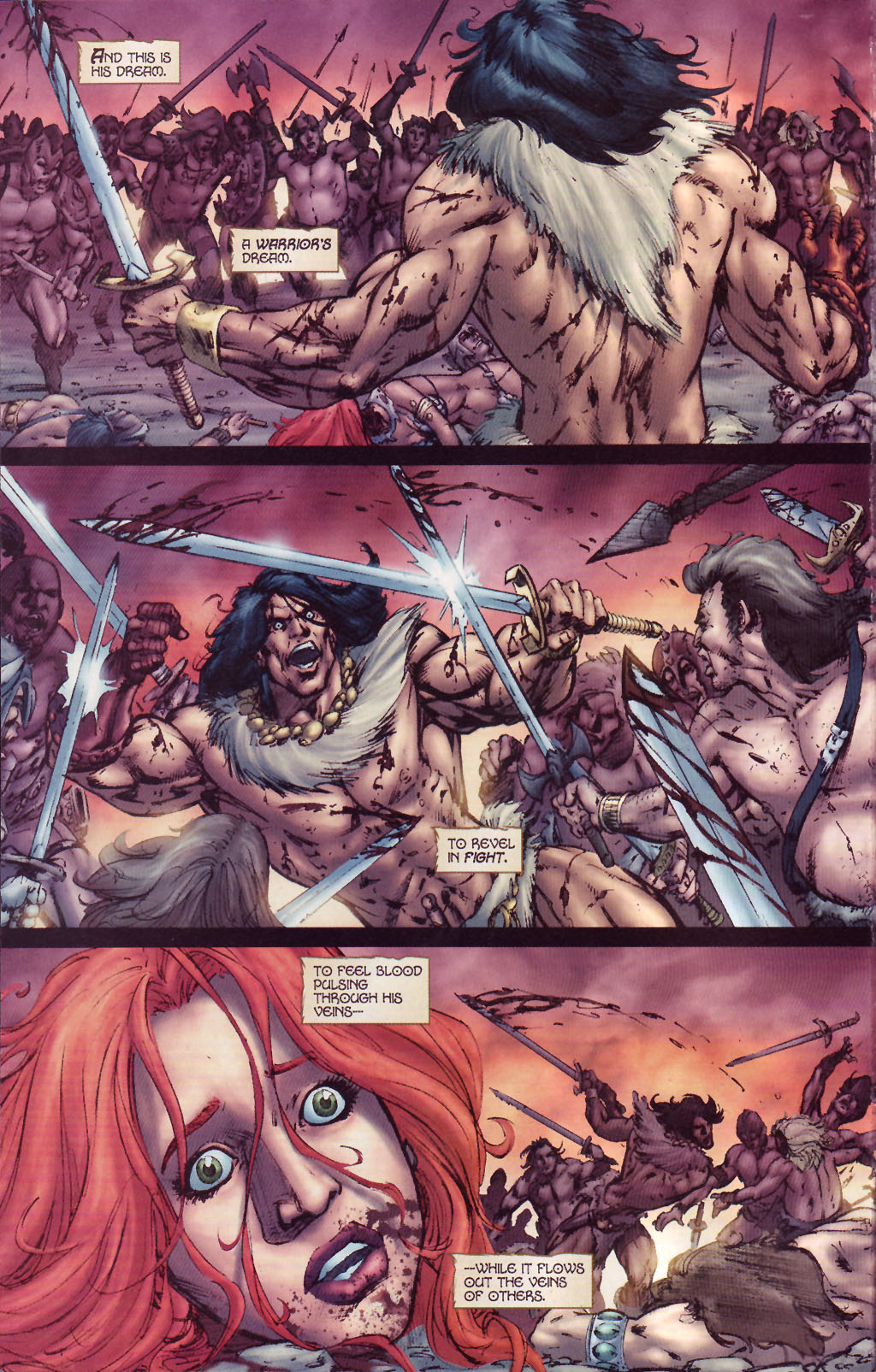 Read online Red Sonja / Claw The Unconquered: Devil's Hands comic -  Issue # TPB - 3