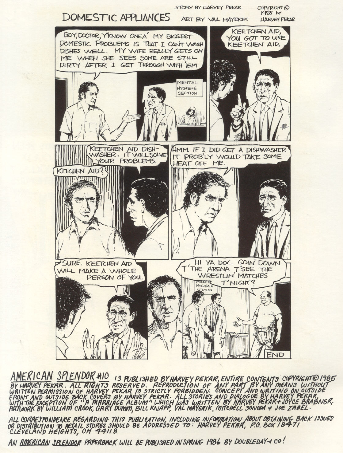 Read online American Splendor (1976) comic -  Issue #10 - 3