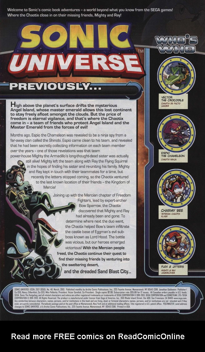 Read online Sonic Universe comic -  Issue #48 - 3