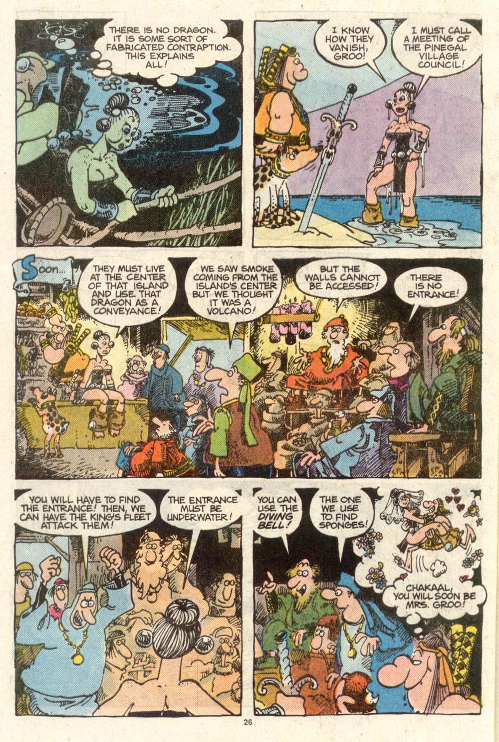 Read online Sergio Aragonés Groo the Wanderer comic -  Issue #50 - 26