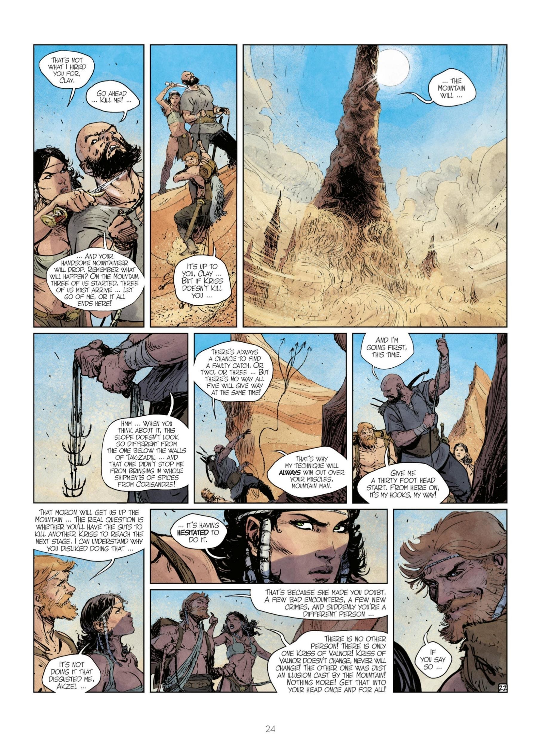Read online Kriss of Valnor: The Mountain of Time comic -  Issue # Full - 26