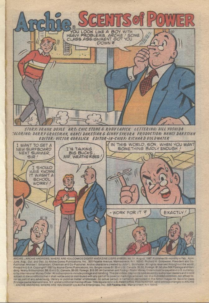 Read online Archie...Archie Andrews, Where Are You? Digest Magazine comic -  Issue #51 - 2