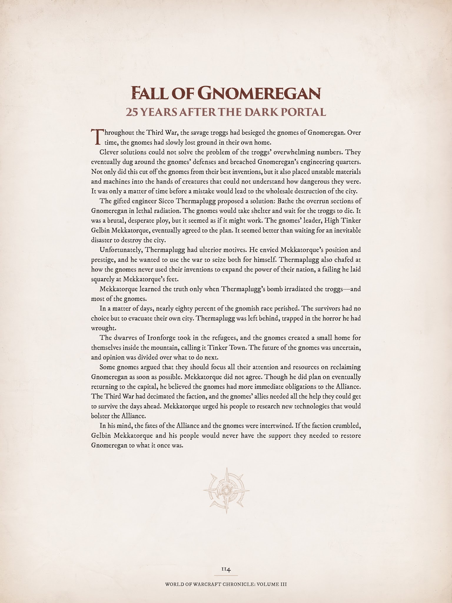 Read online World of Warcraft Chronicle Vol. 3 comic -  Issue # Full - 110