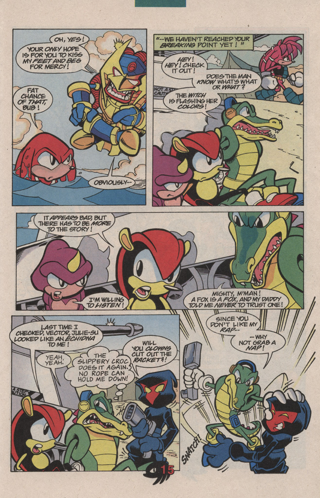 Read online Knuckles the Echidna comic -  Issue #8 - 23