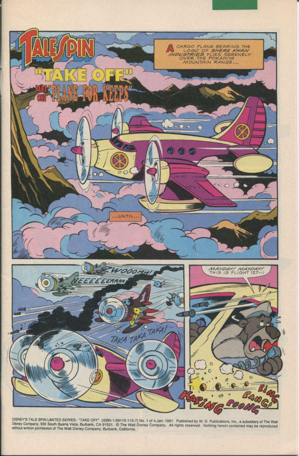 Disney's Tale Spin Limited Series: ''Take Off'' issue 1 - Page 2