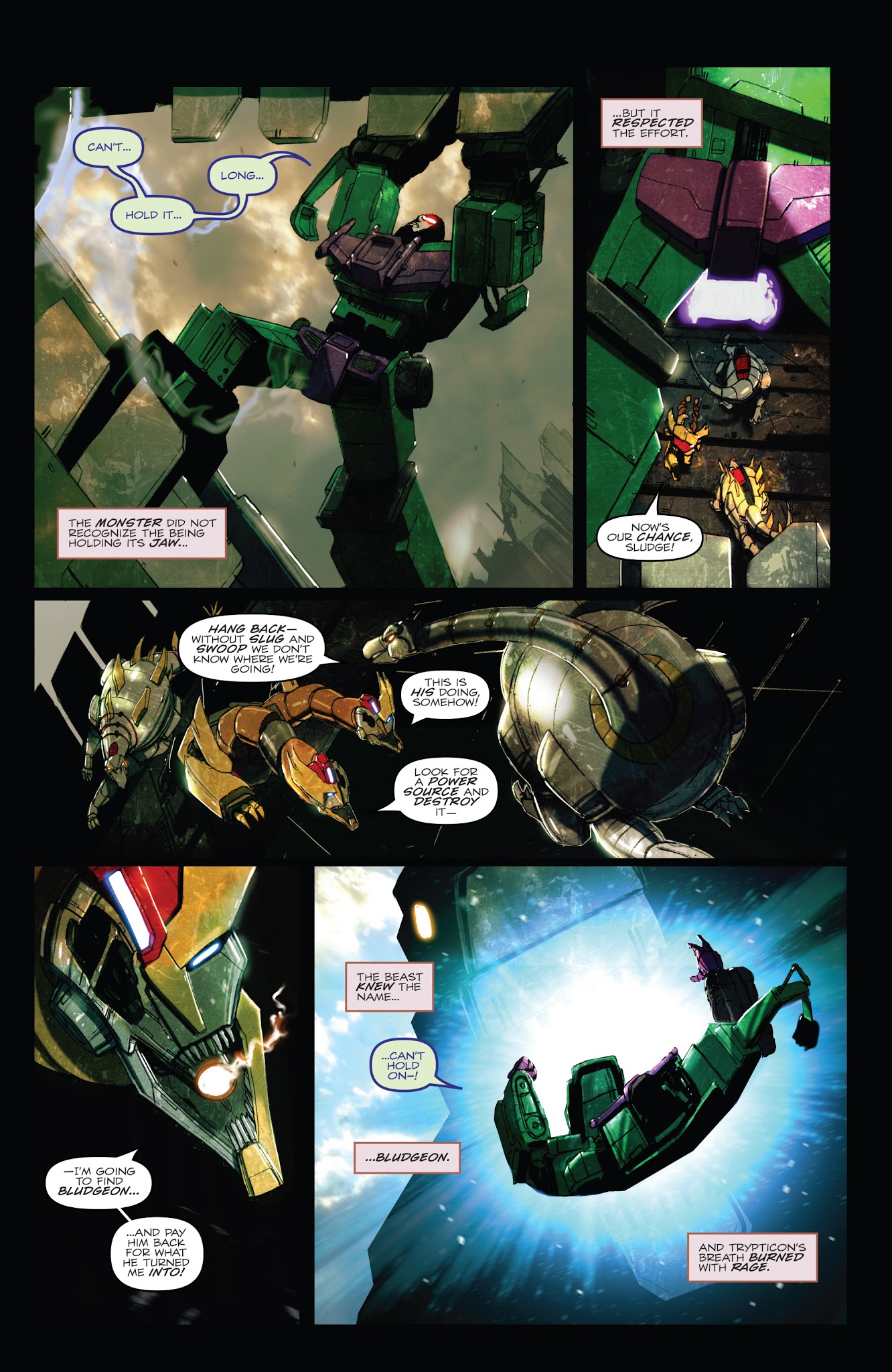 Read online The Transformers: Redemption of the Dinobots comic -  Issue # TPB - 102