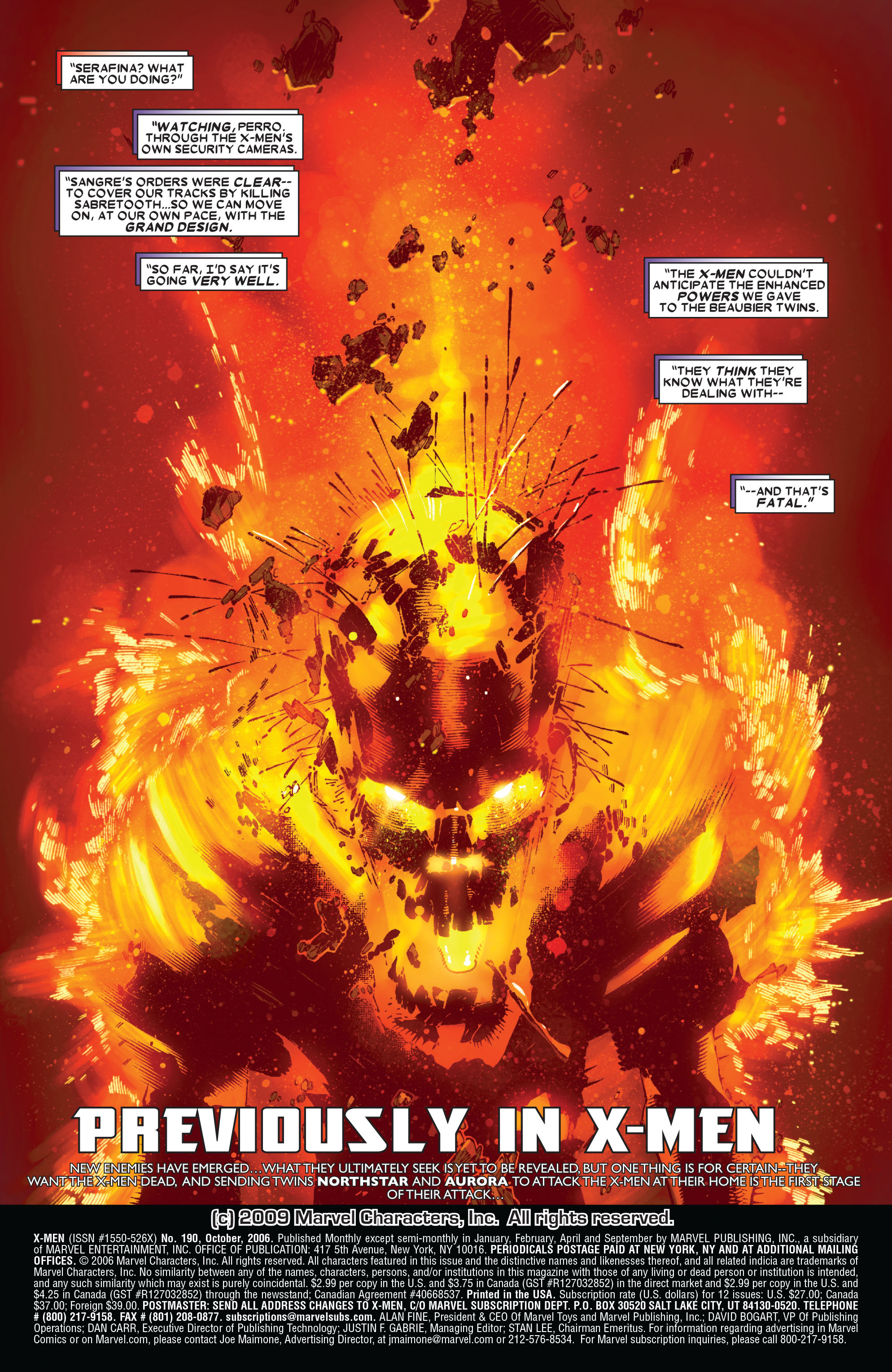 X-Men (1991) 190 Page 1