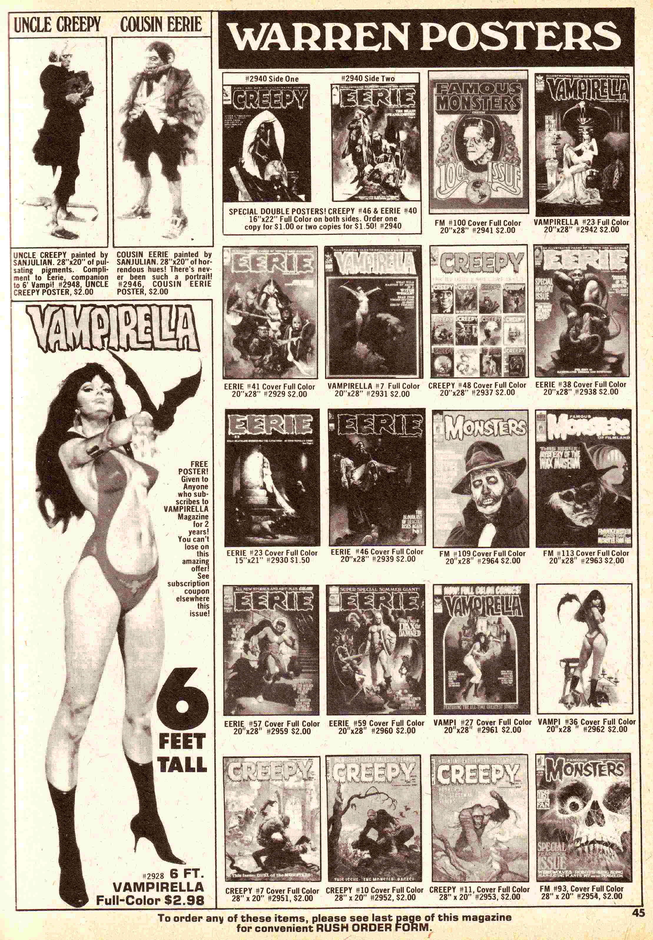 Read online Vampirella (1969) comic -  Issue #50 - 45