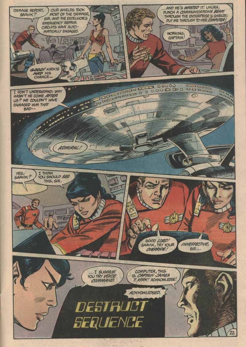 Read online Star Trek (1984) comic -  Issue #11 - 23