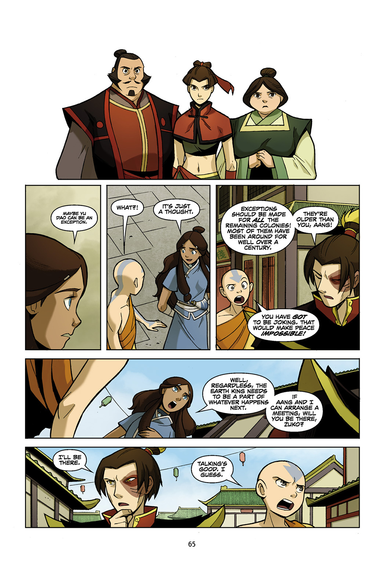 Read online Nickelodeon Avatar: The Last Airbender - The Promise comic -  Issue # Part 1 - 66