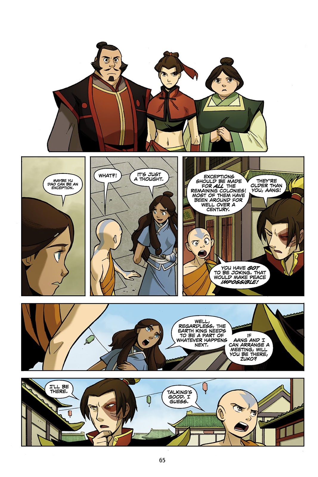 Nickelodeon Avatar: The Last Airbender - The Promise issue Part 1 - Page 66