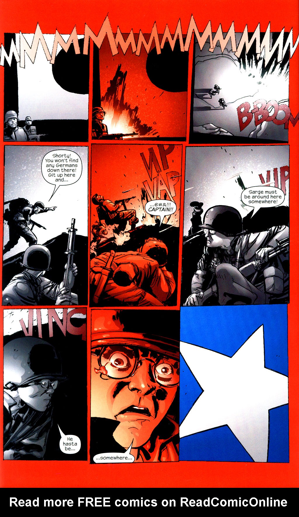 Read online Captain America: Red, White & Blue comic -  Issue # TPB - 9