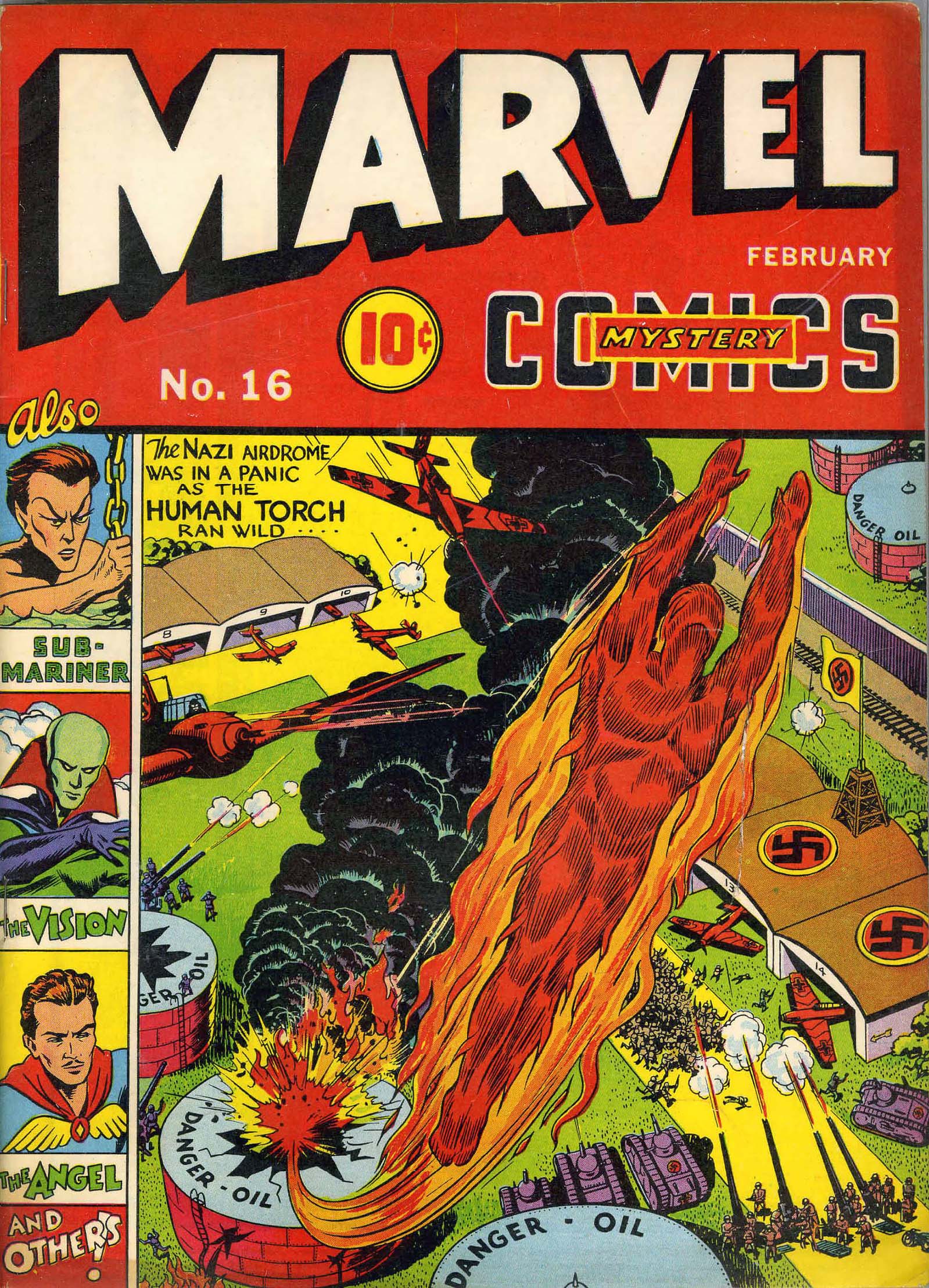 Read online Marvel Mystery Comics comic -  Issue #16 - 1