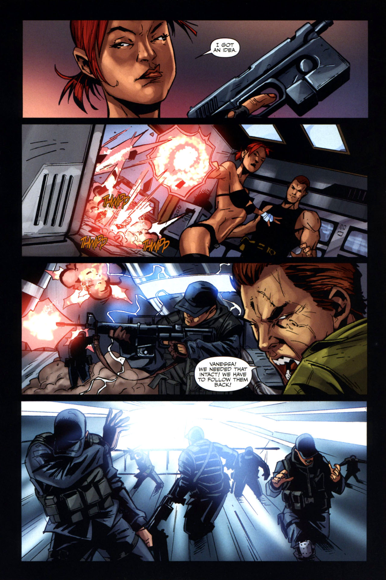 Read online Painkiller Jane Vs. Terminator comic -  Issue #1 - 23