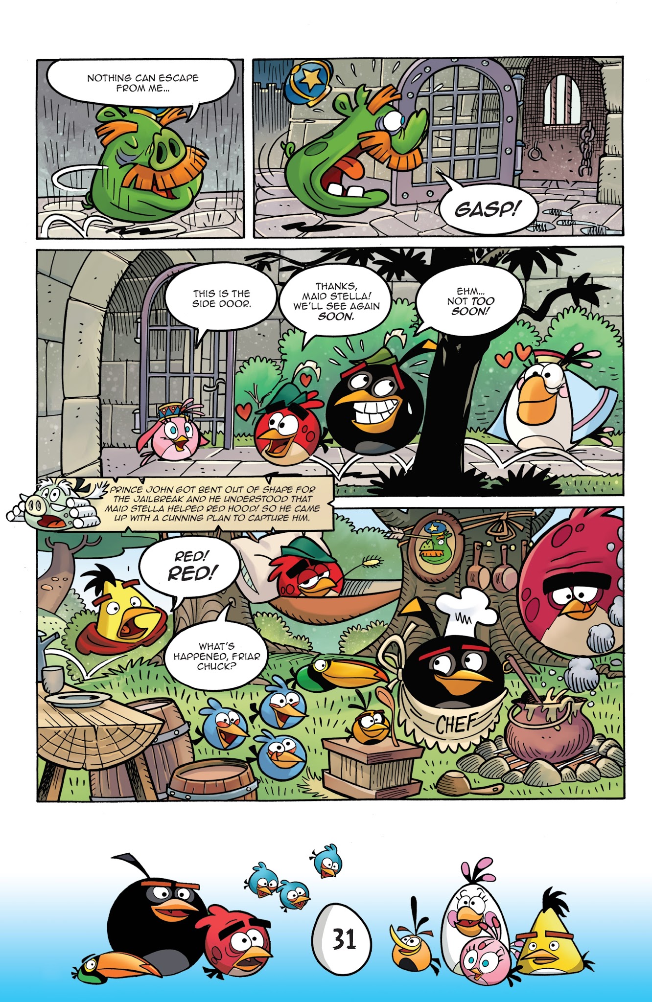 Read online Angry Birds Comics Quarterly comic -  Issue # Issue Monsters and Mistletoe - 33