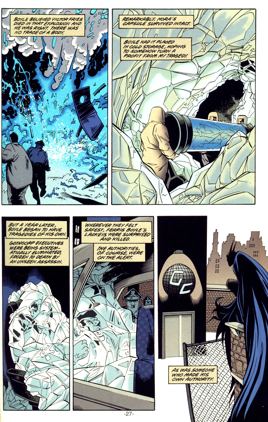Read online Batman: Mr. Freeze comic -  Issue # Full - 29