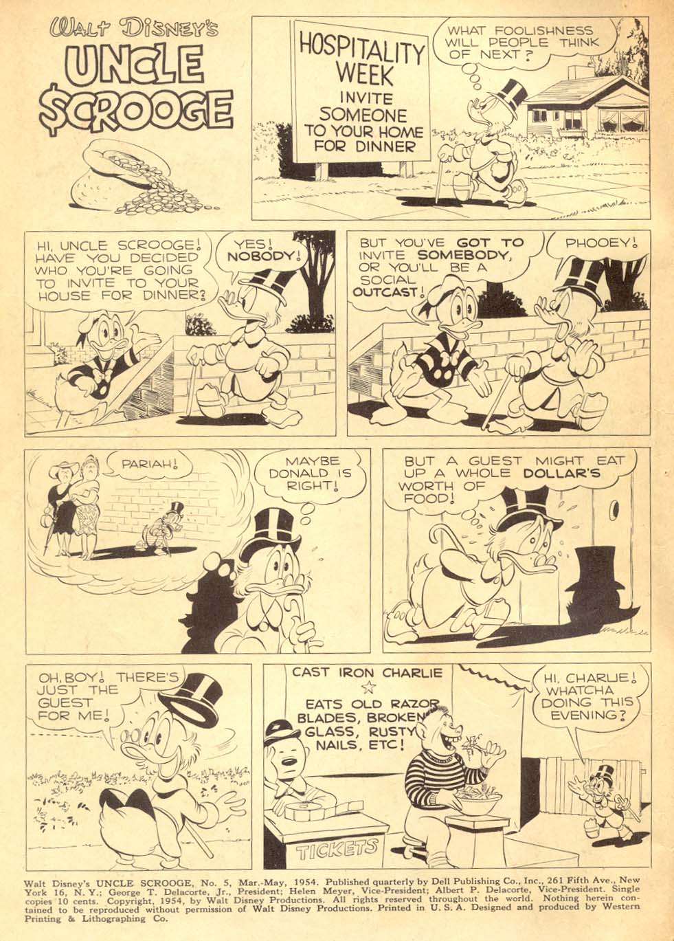 Read online Uncle Scrooge (1953) comic -  Issue #5 - 2