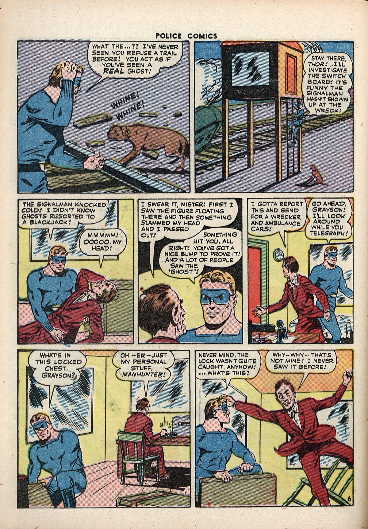 Read online Police Comics comic -  Issue #42 - 36